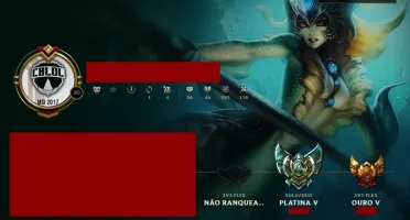 Conta Platina V (93 champs e 63 skins)