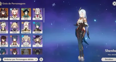 Conta Genshin Venti + Hu Tao /Túmulo do Lobo