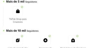 Conta Tik Tok com mais de 100k de seguidores
