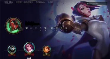 Conta Unranked; Level 30; Smurf;