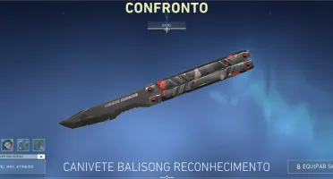 CONTA VALORANT C/ FACA BUTTERFLY TODAS AS CORES E +