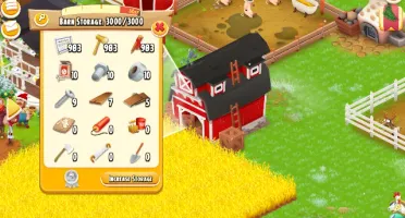 Fazenda Hay Day  nível 80 com expansões de terra