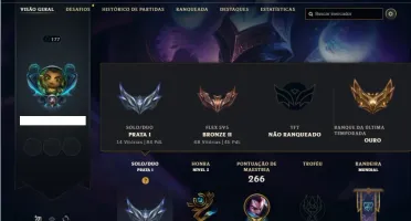 Conta prata 1 com 95 Champs e 63 Skins