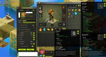 Conta Dofus top, 5 personagens todos  equipados
