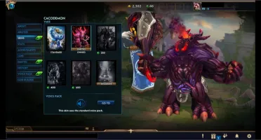 CONTA SMITE BETA TESTER - YMIR CACODEMÔNIO E VARIAS SKINS