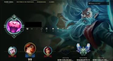 Conta lol Diamante 5