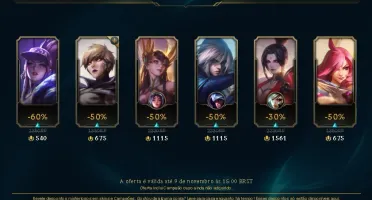 Conta LOL Diamante 4 com 70% de win rate