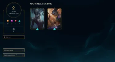 Conta LOL Diamante 4 com 70% de win rate