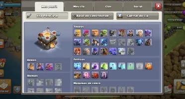 Conta clash of clans c11 quase full
