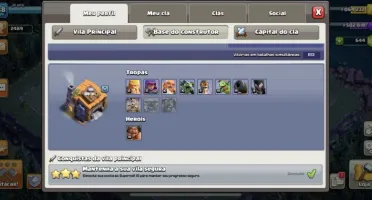 Conta clash of clans c11 quase full