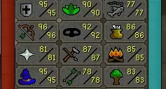 Conta OSRS endgame (2k+ ttl, infernal cape, 98 agi)
