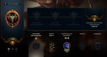 Conta League Of Legends Unranked 213 Skins "FULL" champ