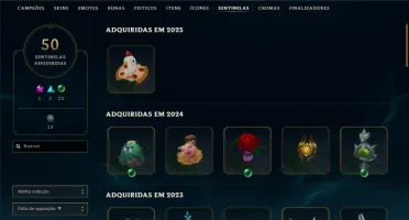 Conta Diamond Lol | All Champs + 300 Skins (Varias Raras)