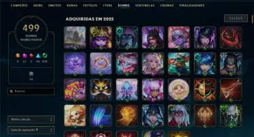 Conta Diamond Lol | All Champs + 300 Skins (Varias Raras)
