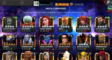 Conta Marvel Torneio de Campeões