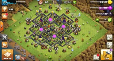 Conta Clash Of Clans Cv 9 e Cc 6