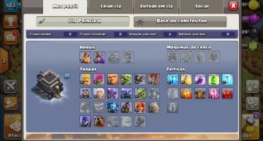 Conta Clash Of Clans Cv 9 e Cc 6