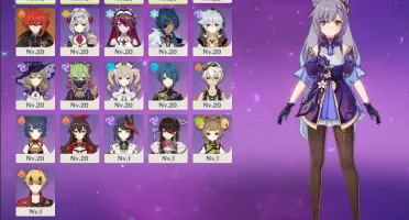 Nahida, Keqing, Diluc, Jean e banner garantido Ar20