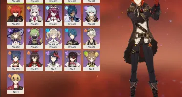 Nahida, Keqing, Diluc, Jean e banner garantido Ar20