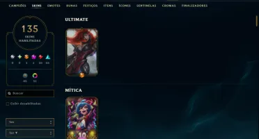 Conta 2017 Platina 135 skins 1Ultimate Miss Fortune