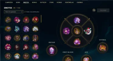 Conta bronze 4 com 70 Champs e 45 Skins
