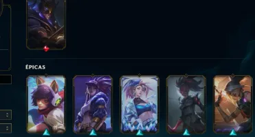 vendo conta league of legends com muitas skins e maestrias