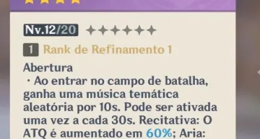 Diluc + arma 5s