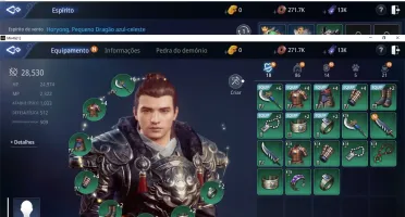 Conta MIR4 lvl 40 com Conquista lvl3 com 2 char