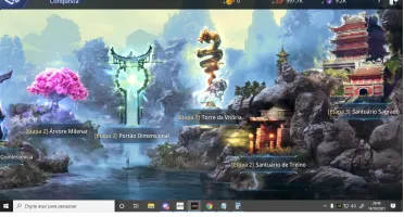 Conta MIR4 lvl 40 com Conquista lvl3 com 2 char