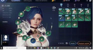 Conta MIR4 lvl 40 com Conquista lvl3 com 2 char
