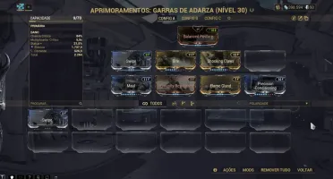 Conta cheia de mods e Kavat Adarza Maestria 10 !