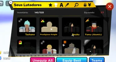 Anime fighters conta upada