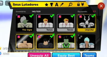 Anime fighters conta upada