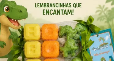 Sabonete Nome 2 Letras e Dinossauro
