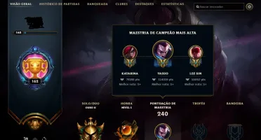 Conta de League of Legends TOP SKINS RARAS