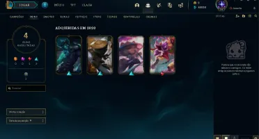 CONTA LOL - D3 ( 63% WR / EMAIL NÃO VERIFICADO / 40K DE E.A)