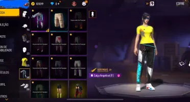 conta de free fire muito gemada