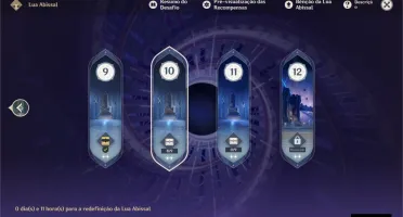 [AR 54] Xião, Zhongli e Venti + Lança de Jade + três 5*