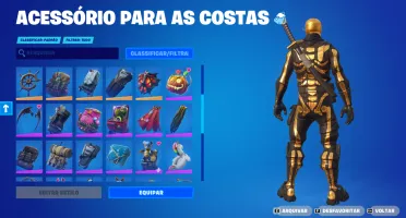 Conta fortnite + epic com 67 skins e passe da quarta temp