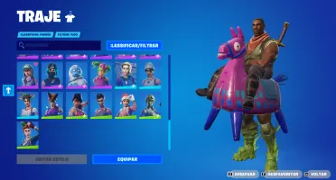 Conta fortnite + epic com 67 skins e passe da quarta temp