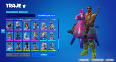 Conta fortnite + epic com 67 skins e passe da quarta temp