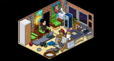 Conta Habbo 2008 - Pet com 5245 Dias - Traxmachine Azul