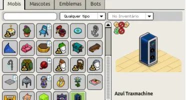 Conta Habbo 2008 - Pet com 5245 Dias - Traxmachine Azul