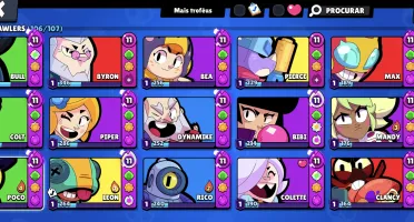 Conta Brawl Stars Endgame | 119.8K Troféus | 106/106 Brawler