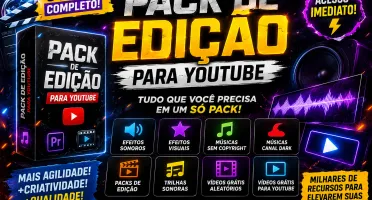 Mega Pack Edição Youtube Completo Sonoros, Visuais, Música..