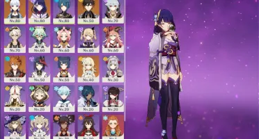 Conta (AR50) Ayaka C1, Raiden, Zhongli, Tartaglia, Diluc