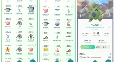 CONTA POKÉMON GO LV 36 TIME VERMELHO RARA