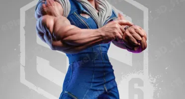 Guile Street Fighter 3d stl