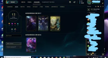 Conta league of legends Plat1