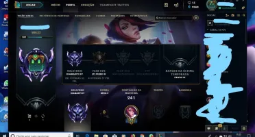 Conta league of legends Plat1